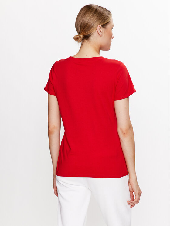 Diadora Diadora T-Shirt Core 102.179375 Czerwony Regular Fit