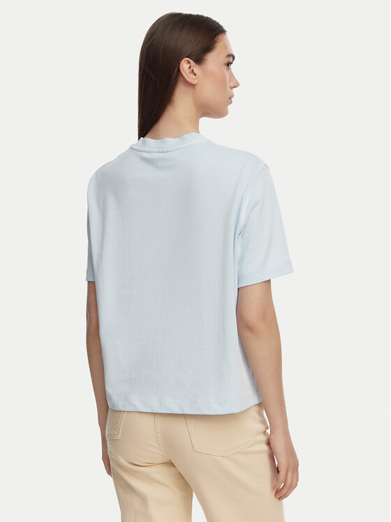 Tommy Hilfiger Tommy Hilfiger Majica Crest WW0WW48713 Svetlo modra Relaxed Fit