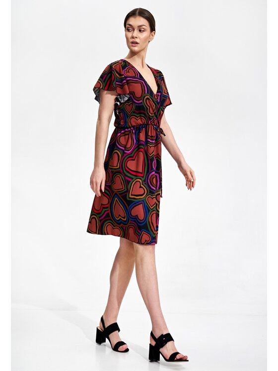 FIGL FIGL Šaty M873 Barevná Regular Fit