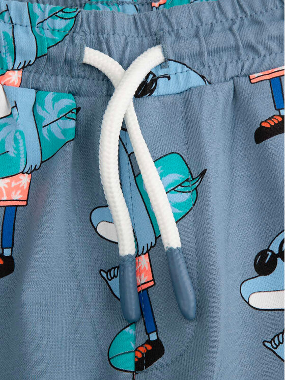 Coccodrillo Coccodrillo Pantaloni scurți sport WC5121502HBK Albastru Regular Fit