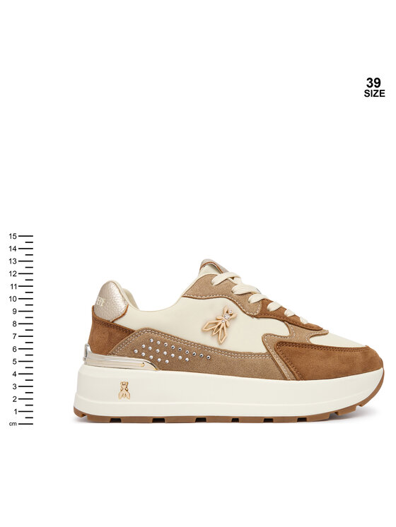 Patrizia Pepe Patrizia Pepe Sneakersy PJ419.22 Kremowy