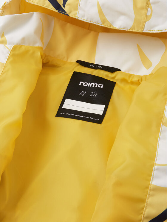 Reima Reima Kurtka przeciwdeszczowa Anise 5100172B Żółty Regular Fit