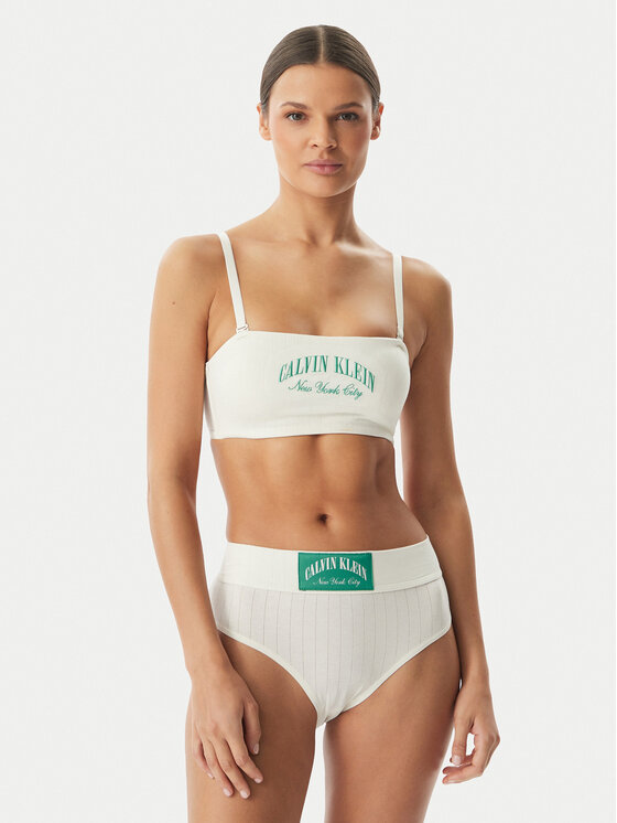 Calvin Klein Underwear Calvin Klein Underwear Klasične spodnje hlačke z visokim pasom LV00QF8713 Kremna