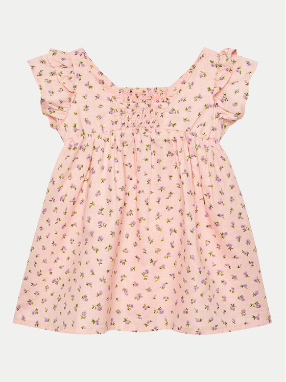 United Colors Of Benetton United Colors Of Benetton Poletna obleka 4YP7GV01G Roza Regular Fit