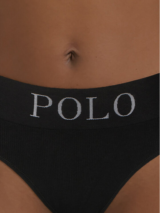 Polo Ralph Lauren Polo Ralph Lauren Класически дамски бикини 4P0569 Черен