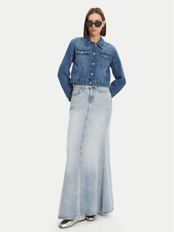 ONLY ONLY Jeansová bunda Lumi 15339977 Modrá Regular Fit
