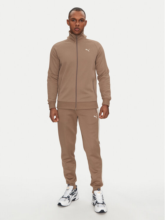 Puma Puma Teplákové nohavice T7 Always On 629588 Hnedá Regular Fit