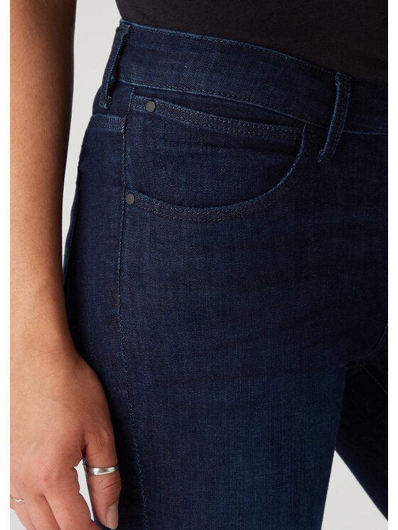 Wrangler Wrangler Jeansy SKINNY Niebieski Skinny Fit