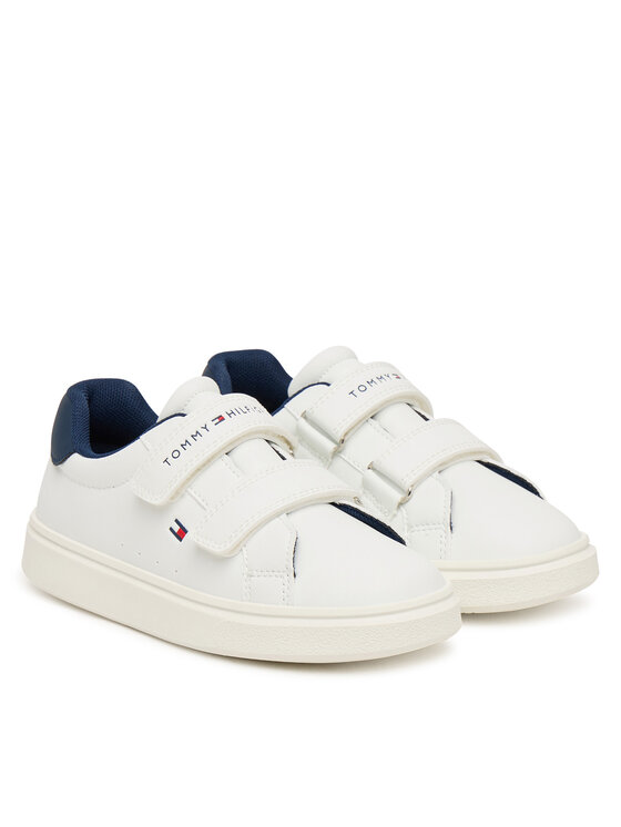 Tommy Hilfiger Tommy Hilfiger Sneakers Low Cut Velcro Sneaker T1X9-35216-1355 S Weiß