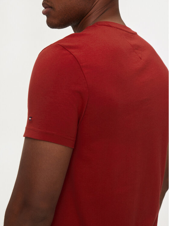 Tommy Hilfiger Tommy Hilfiger Marškinėliai Logo MW0MW11797 Raudona Regular Fit