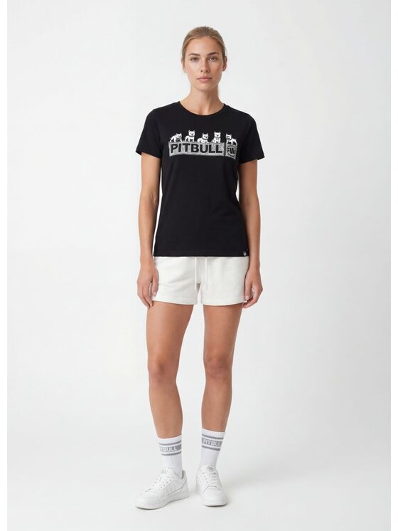 PITBULL PITBULL T-Shirt SOFTBITE Czarny Regular Fit