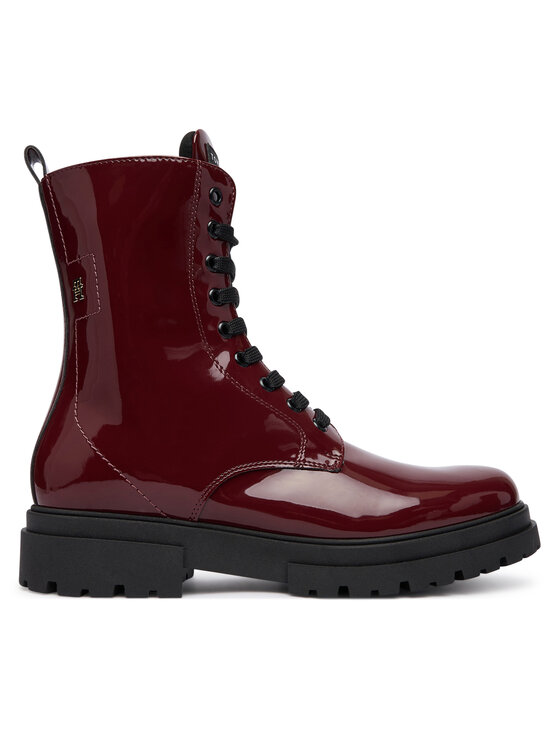 Tommy Hilfiger Tommy Hilfiger Šnurovacia obuv T4A5-35173-0775 S Bordová