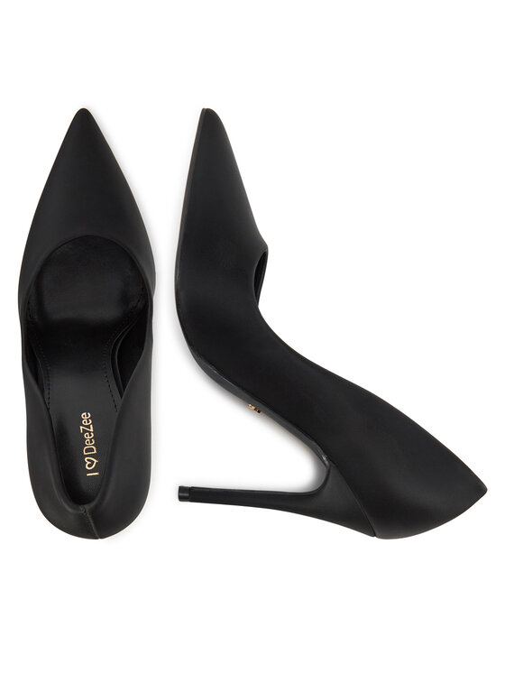 DeeZee DeeZee Pantofi cu toc subțire GAO-2312-6 Negru