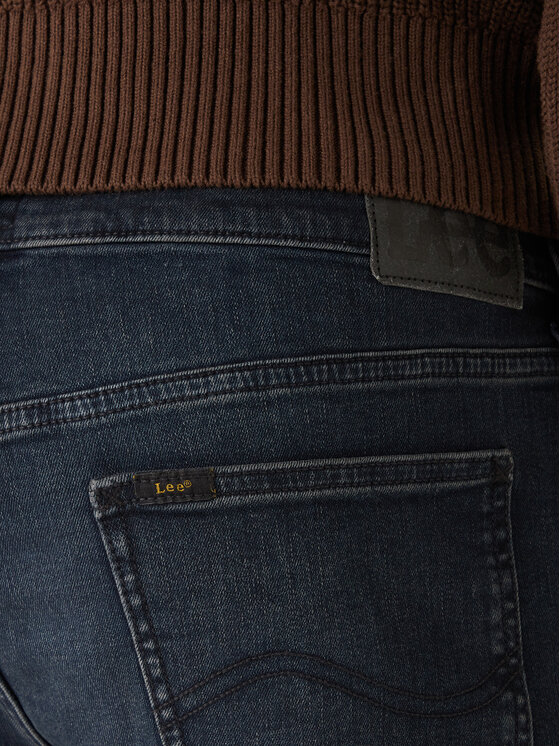 Lee Lee Jeansy Daren 112371297 Granatowy Straight Fit
