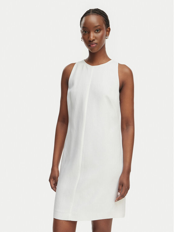 BOSS BOSS Coctailkleid Dinderal 50557447 Weiß Regular Fit