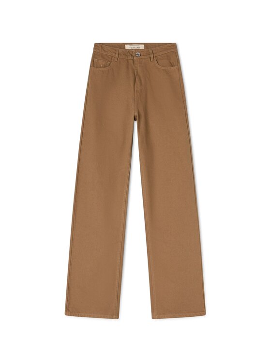 Trussardi Trussardi Pantaloni di tessuto P7009300464N041 Crema Boy Fit