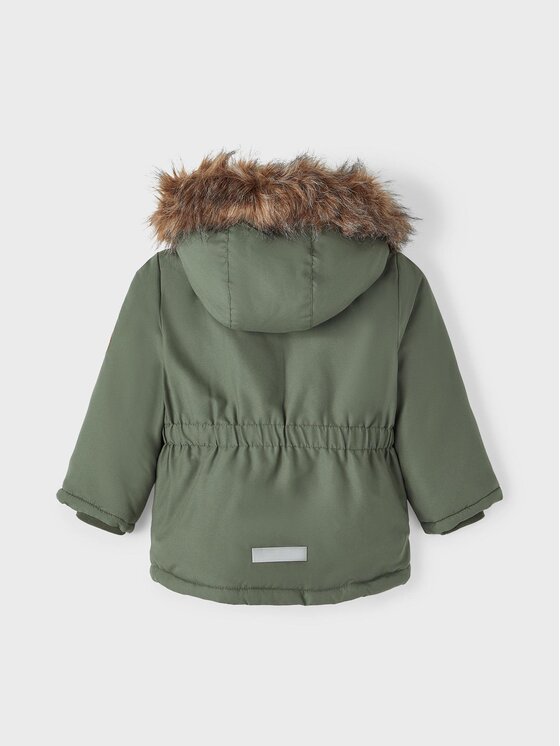 NAME IT NAME IT Зимно яке 13216492 Зелен Regular Fit