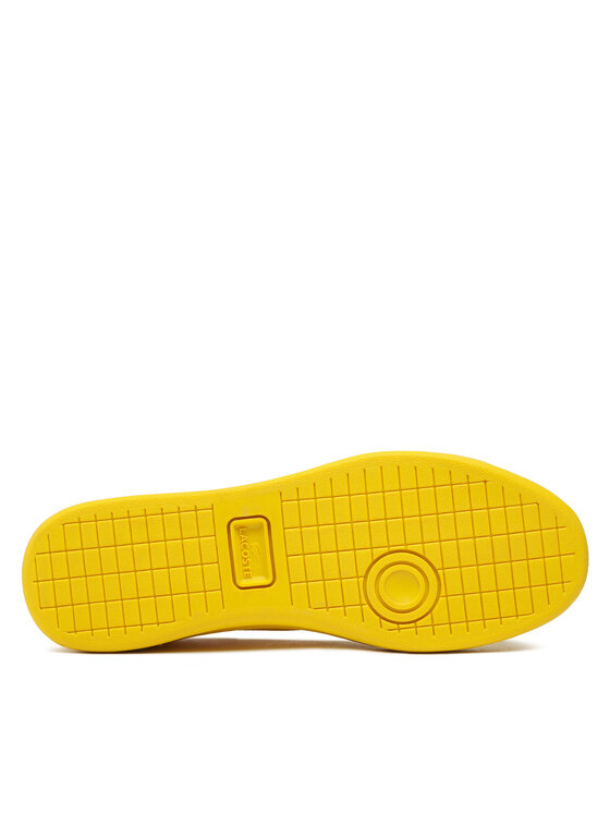 Lacoste sales yellow shoes