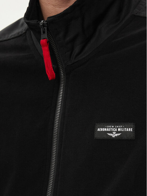 Aeronautica Militare Aeronautica Militare Bluza 241FE1864J631 Czarny Regular Fit