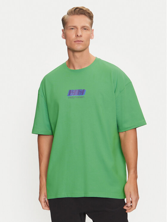 Helly Hansen Tricou Evan Suseg 53964 Verde Oversize
