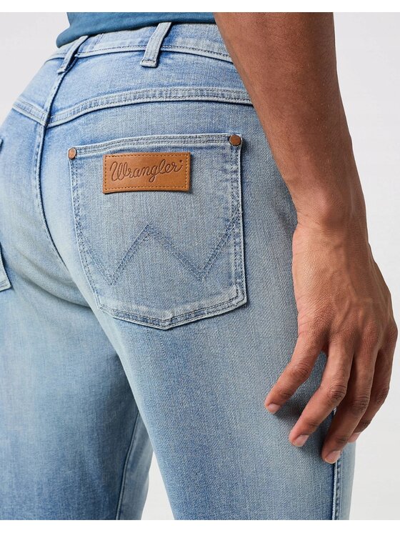 Wrangler Wrangler Jeansy Larston Niebieski jasny Slim Fit
