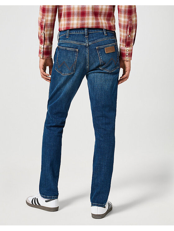 Wrangler Wrangler Jeansy LARSTON Niebieski Slim Fit
