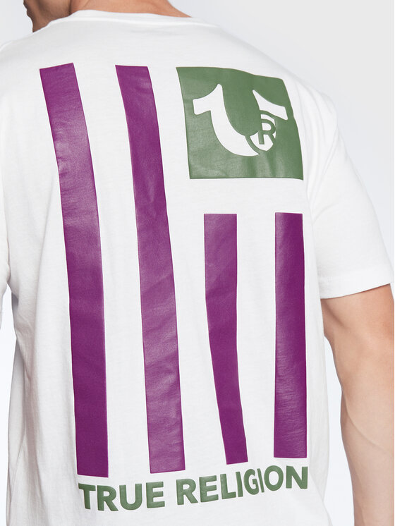 True Religion True Religion Тишърт 106298 Бял Regular Fit