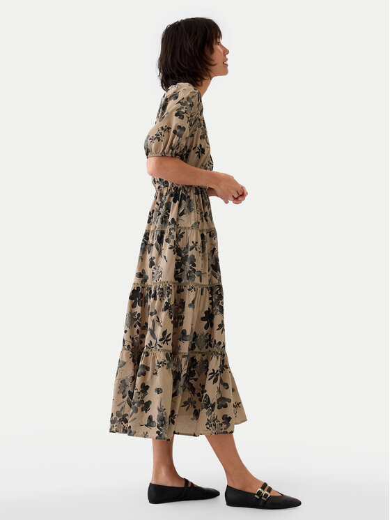 Gap Gap Vsakodnevna obleka 517740 Khaki Regular Fit
