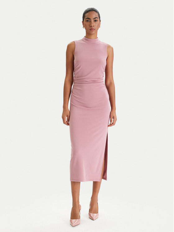 Marella Marella Коктейлна рокля Mirra 2613621021 Розов Slim Fit