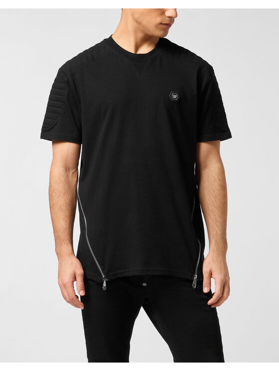 PHILIPP PLEIN PHILIPP PLEIN T-Shirt 27121 Czarny Regular Fit
