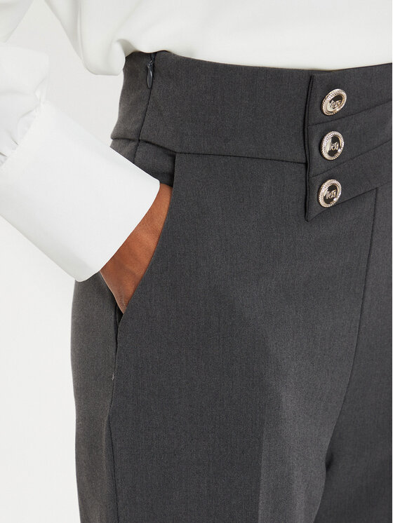 Rinascimento Rinascimento Текстилни панталони CFC0119756003 Сив Regular Fit