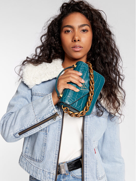 Guess Guess Torebka Retour (CC) Mini Bags HWCC86 64780 Turkusowy