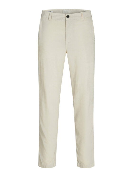 Jack & Jones Jack & Jones Chino nohavice Stace 12248604 Écru Tapered Fit