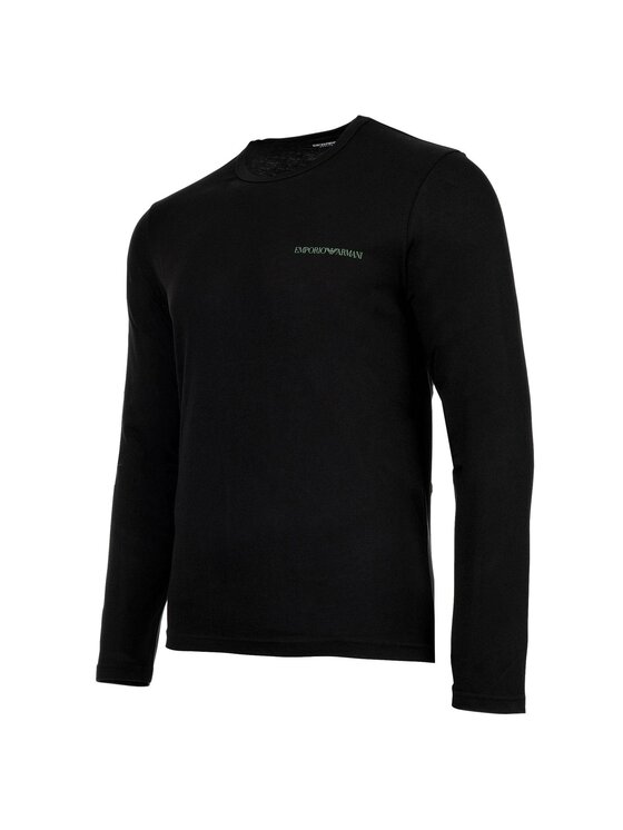 Emporio Armani Underwear Emporio Armani Underwear Longsleeve EM000382 AF25022 UC001 Czarny Slim Fit