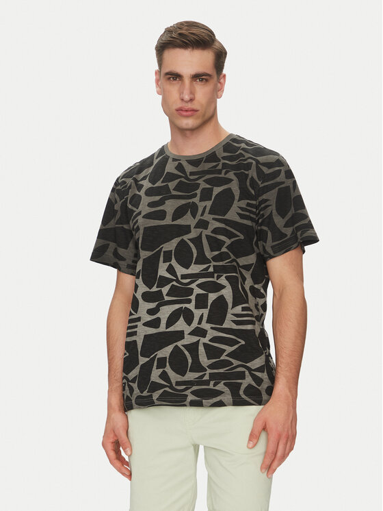 INDICODE Męski T-Shirt, rozmiar M, Czarny, Avarua 41-102