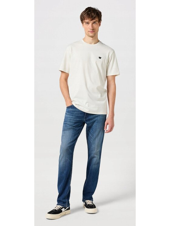 Wrangler Wrangler Jeansy Greensboro Niebieski Regular Fit