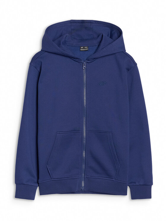 4F 4F Bluza BASIC+ Niebieski Oversize