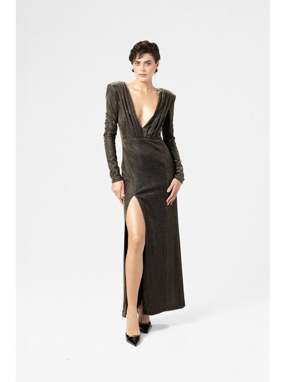 LE POSSÉ LE POSSÉ Abito da sera SEZDTZZIS Oro Slim Fit