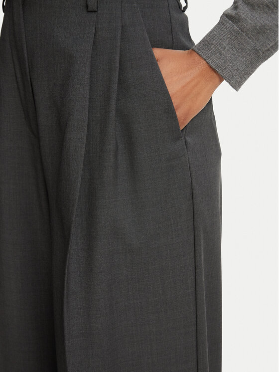 Weekend Max Mara Weekend Max Mara Текстилни панталони Adelfi 2625136032 Сив Regular Fit