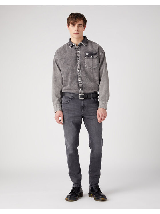 Wrangler Wrangler Pasek SLIM BELT Czarny