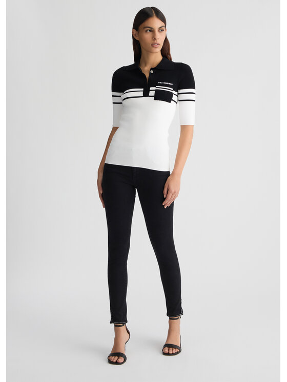 Liu Jo Liu Jo Sweter WA5232MS99E03Q45 Czarny Regular Fit