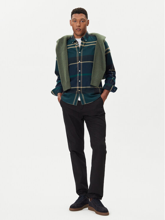 Barbour Barbour Светр Case Fair MKN1027BK52 Чорний Regular Fit