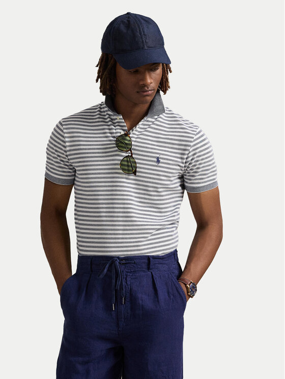 Polo Ralph Lauren Polo 710974596001 Blu Custom Slim Fit, taglia : XXL