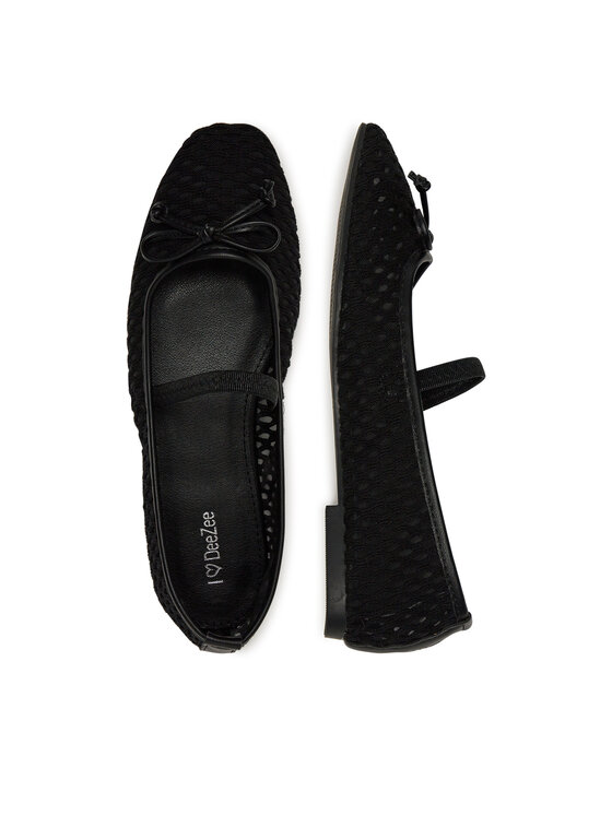 DeeZee DeeZee Ballerinas 9-11-A Schwarz