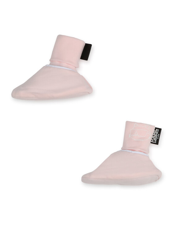 Karl Lagerfeld Kids Karl Lagerfeld Kids Комплект шапка и чорапи Z30180 Розов