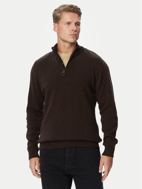 Barbour Barbour Светр Holden  MKN0837BR17 Темно-коричневий Regular Fit