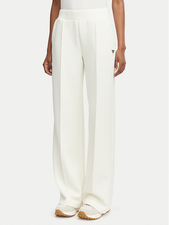 Guess Pantaloni trening V6YB18 K4315 Crem Regular Fit