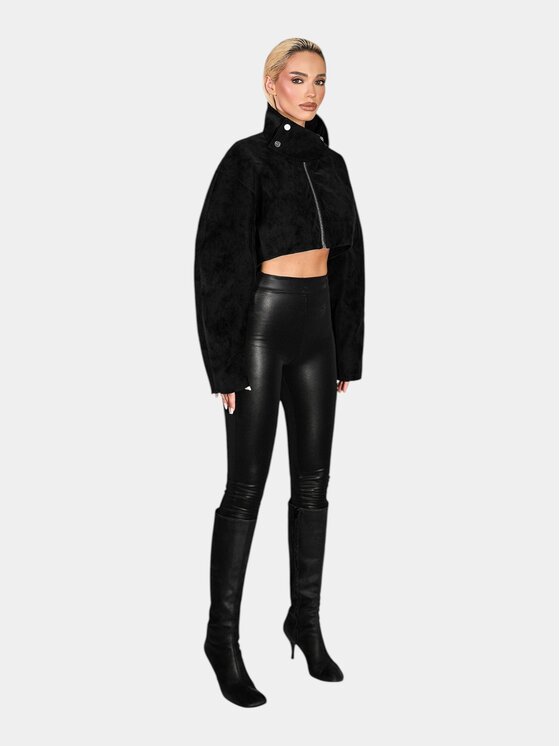 MADE BY SOCIETY MADE BY SOCIETY Kurtka anorak ALLURE Jacket - J27554 Czarny Basic Fit