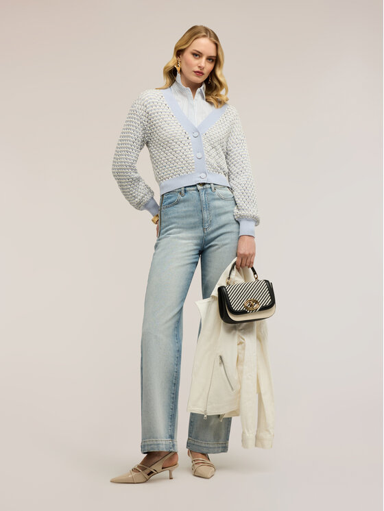 Motivi Motivi Maglione M181W003882N0S1 Turchese Regular Fit