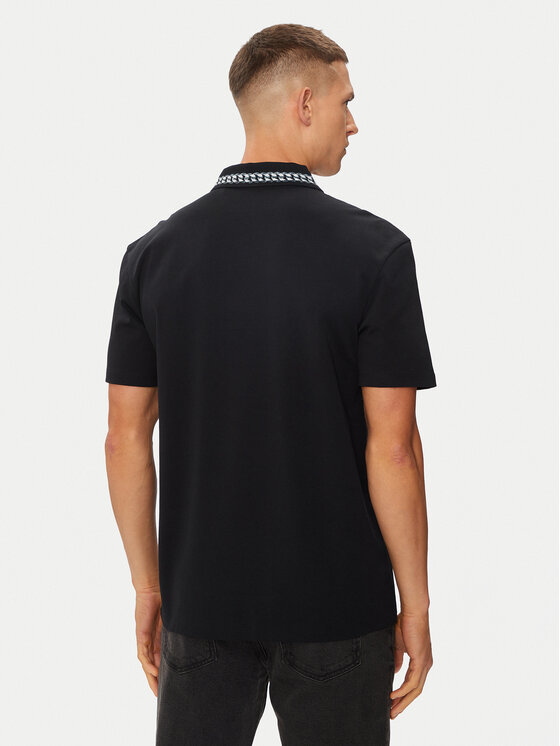 HUGO Hugo Polokošile Doucano 50510036 Černá Regular Fit